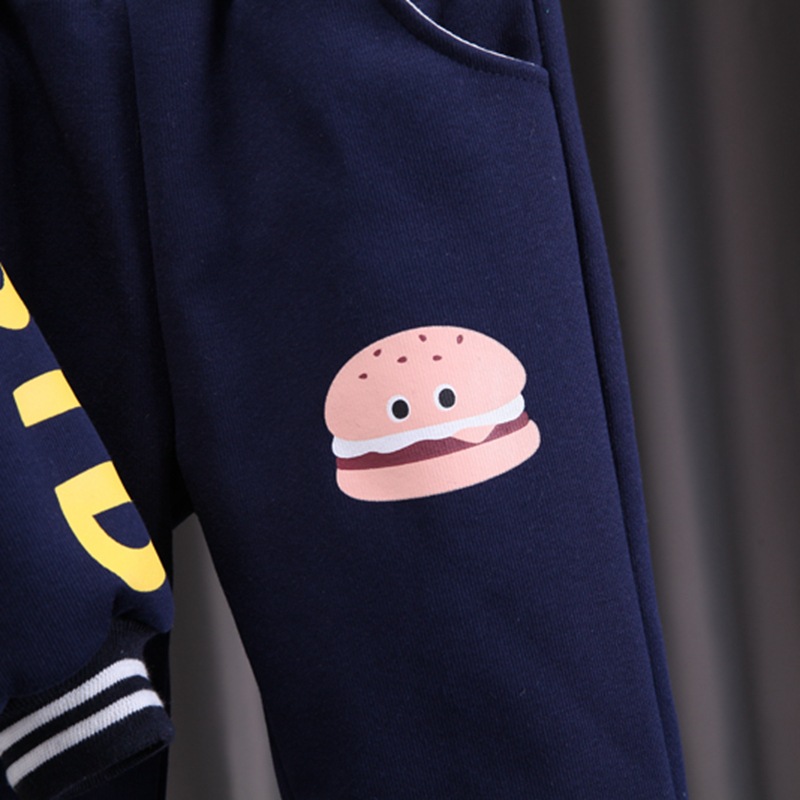 Children's Clothing Boys Spring and Autumn Hat 2023 New Baby Cartoon Baseball Suit Two Piece Set Trendy_voghion.com