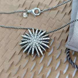 David XXX Yurrman海胆镶嵌锆石吊坠跨境电商 厂家直售批发饰品