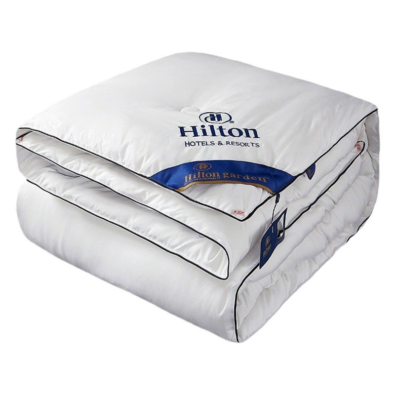 Шелковое одеяло отеля Hilton, летнее одеяло из шелка тутового шелкопряда, одеяло для кондиционирования воздуха, весенне-осеннее одеяло, хлопковое одеяло, теплое зимнее одеяло, оптовая продажа в подарок.