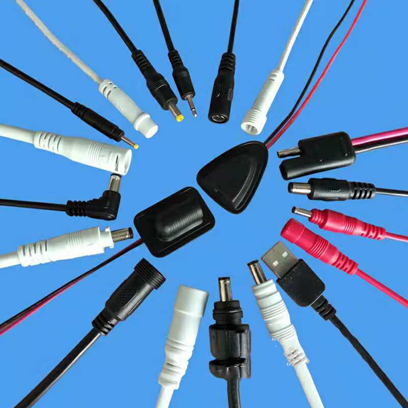 广泛应用于灯具照明5米DC延长线5.5X2.1DC公母连接线DC延长线