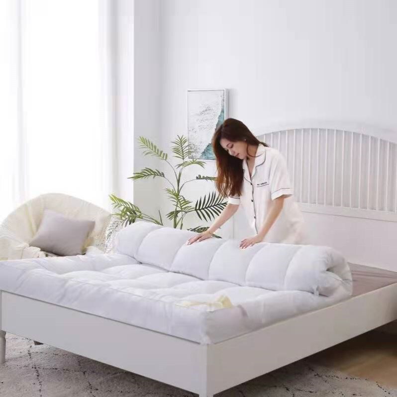 Amazon ebay cross-border e-commerce thickened feather velvet mattress student dormitory soft bed mattress foldable