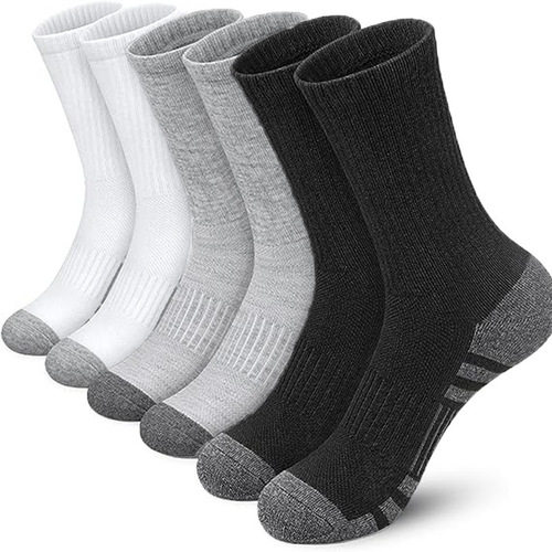 Amazon anti-slip shock-absorbing men's running professional sports socks outdoor basketball crew socks deodorant absorbent long socks