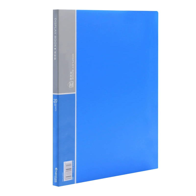 Data Book Transparent Plastic PP Test Paper Reservation Book Music Folder Wholesale A4 Page File File File