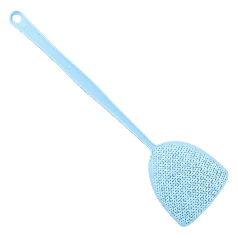 Verano plástico matamoscas mosquito swatter malla mango largo manual matamoscas mosquito swatter