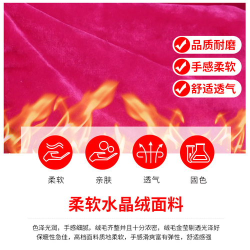 Crystal Fleece Hooded Coat for Women, Adult Wholesale, Winter Thicken and Warm Work Coat, Outerwear, Stain-Resistant, New Long-Sleeve Apron