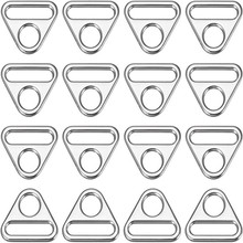 三角环调节扣锌合金圆孔调节吊扣 箱包手袋金属配件织带背带挂钩