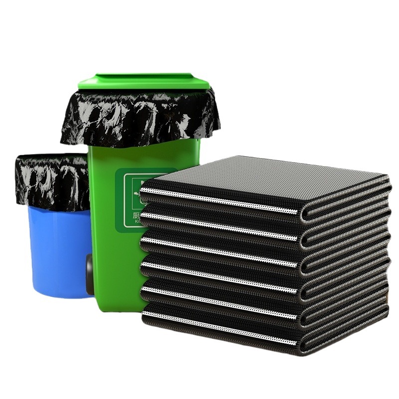 Large garbage bags large black commercial thickened hotel sanitation property plastic bags extra large barrels wholesale