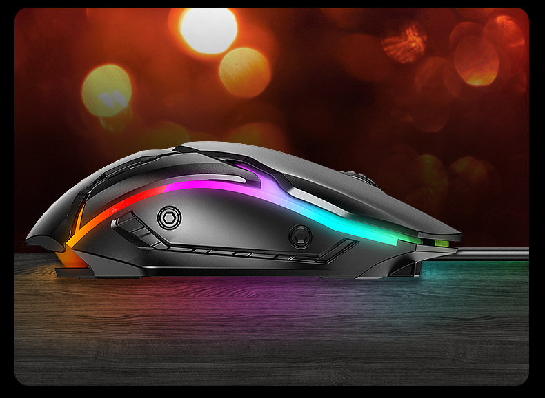 T-WOLF TF240 oyun klavyesi, mouse, kulaklık ve mouse pad seti dörtü bir arada İspanyolca versiyonu