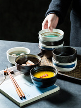 日式碗筷子飯碗陶瓷碗 小碗吃飯碗米飯碗湯碗 飯店勺碗盤餐具套裝