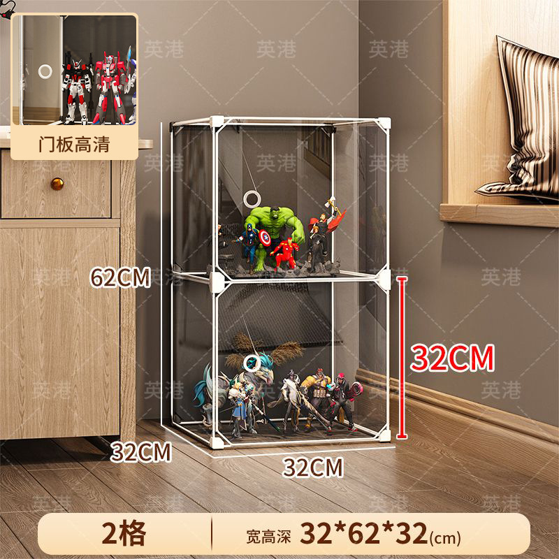 [초투명 도어 패널] 1열 2칸_층 높이 30CM