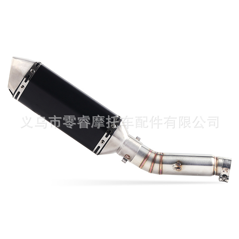 Suitable for Honda Cbr500R Motorcycle Exhaust Pipe Cb500F Cb500X Middle Section Modification R77 Silencer