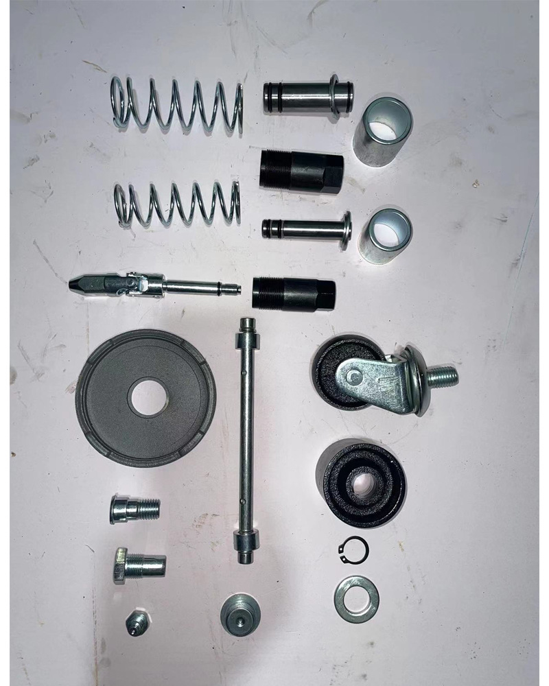 3吨卧式千斤顶配件油泵芯扭簧齿轮万向轮前轮 3T卧顶配件油封托盘