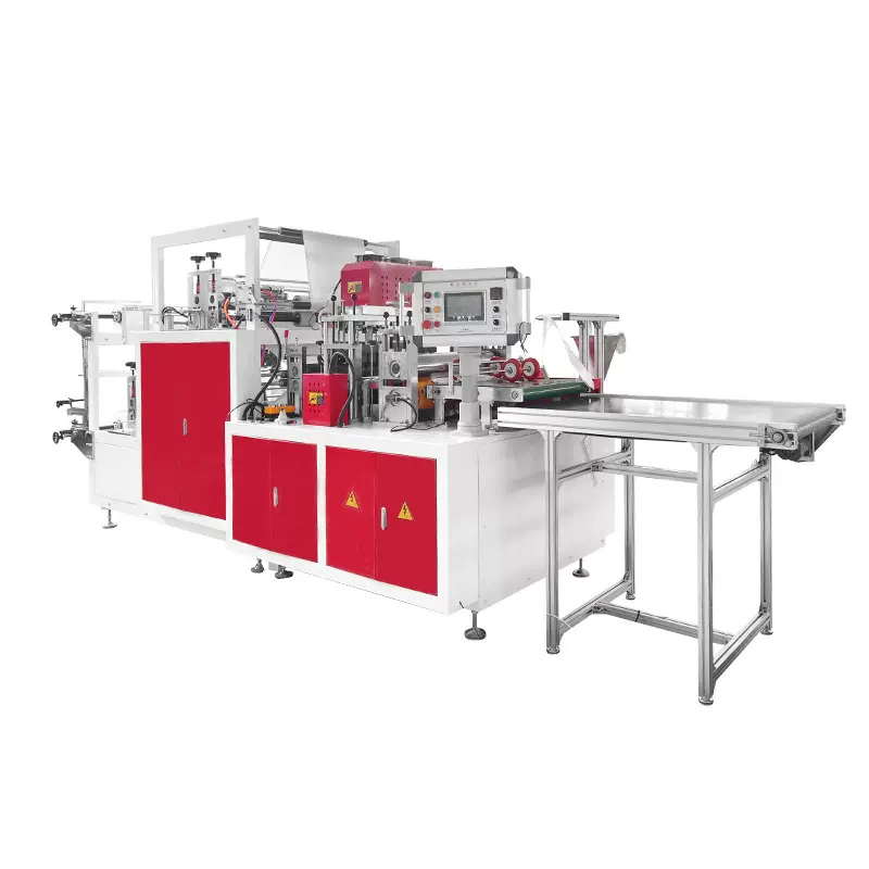 全自动贴胶防疫鞋套机 脚套机高亢无纺布靴套机 双松紧脚套机