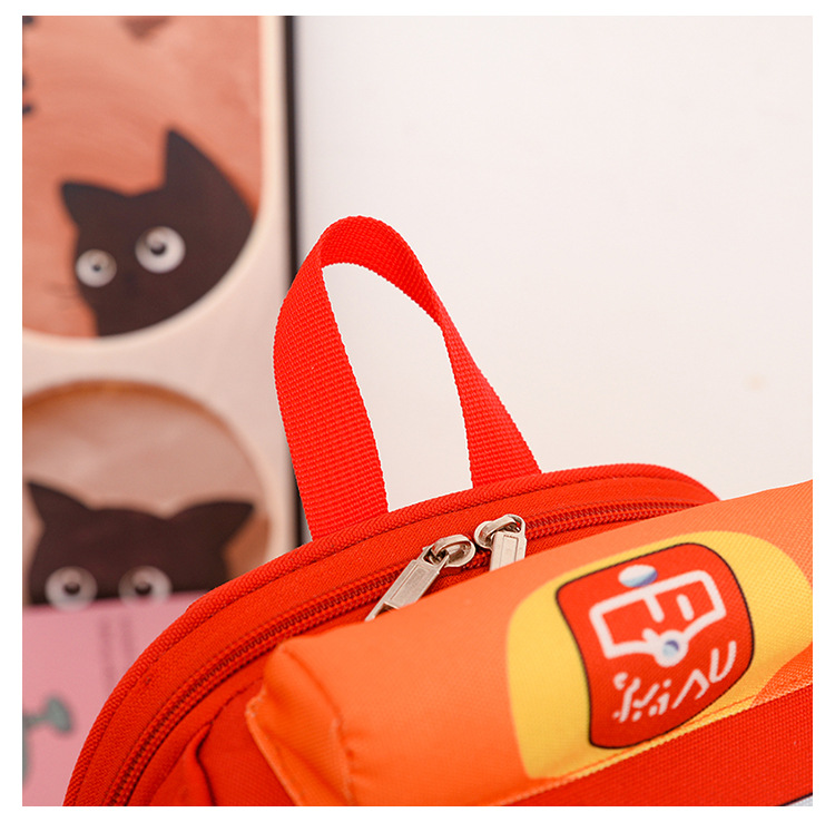 Unisexo Grande Nylon Dibujos Animados Lindo Cuadrado Cremallera Mochila Con Cremallera display picture 28