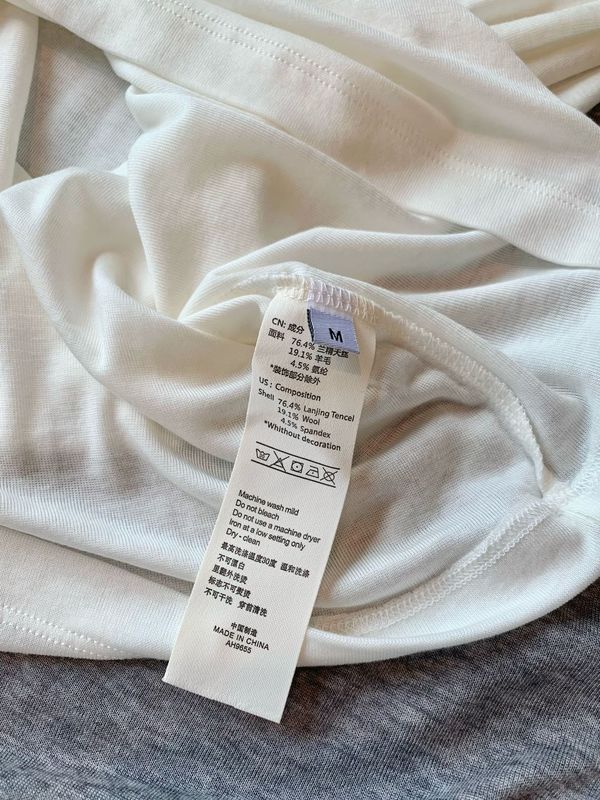 生放送人気列ソースメーカー テンセルウール半袖Tシャツ レディース 新品G品質 小紅書人気スポット|undefined