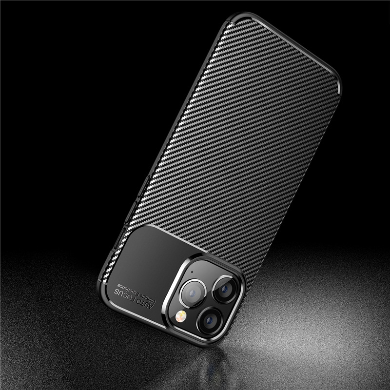 Applicable for foreign trade Apple 14 carbon fiber phone case iPhone 13