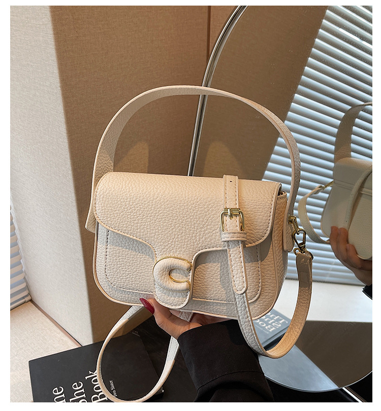 Korean niche fashion handbag for women 2025 new style simple solid color casual small square bag with a sense of high-end crossbody full figure