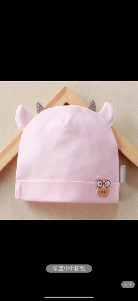 Gorro de Algodón Peinado para Bebé de 0-1 Año, Transpirable y Cómodo image 8