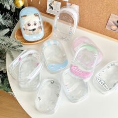 オリジナルかわいい人形バッグジッパーバッグpvcバー収納袋外出人形用装飾袋携帯袋