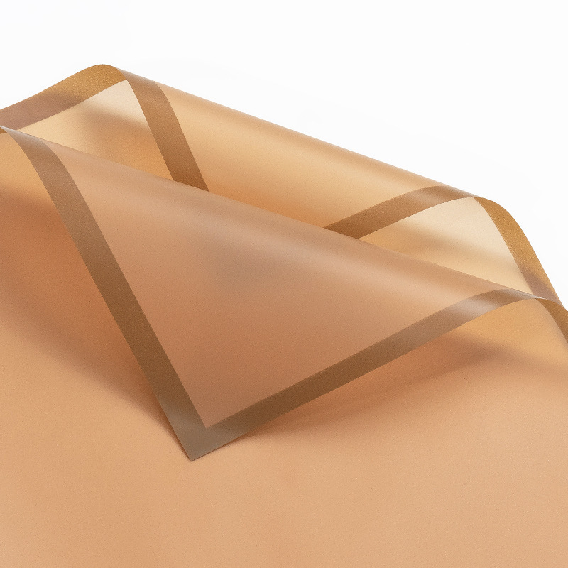 Papel de Envolver Rosa Estilo Coreano Plástico BOPP Impermeable para Ramo de Flores