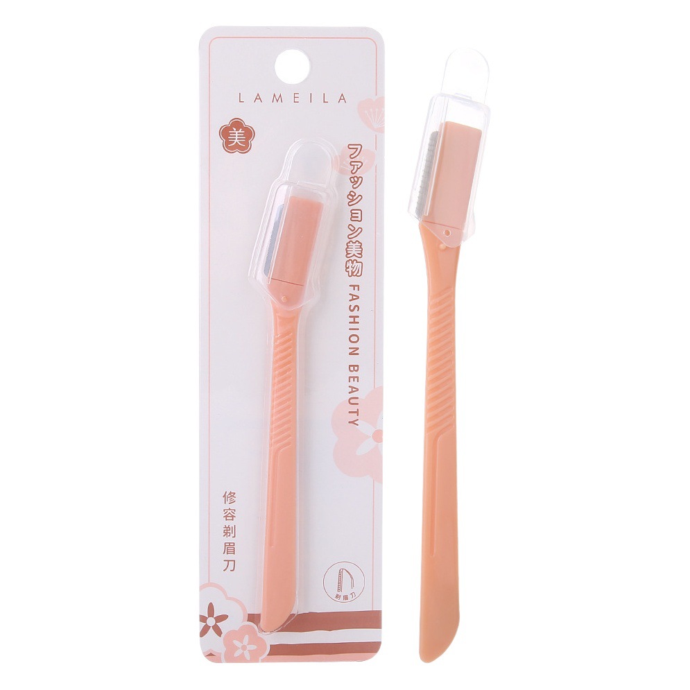 Lamela's New Single-Pack Women's Professional Eyebrow Razor with Cover and Net Is Safe and Sharp A0865