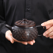 招财进宝跳刀正品凤鸣壶紫陶壶家用泡茶功夫茶具单壶批发
