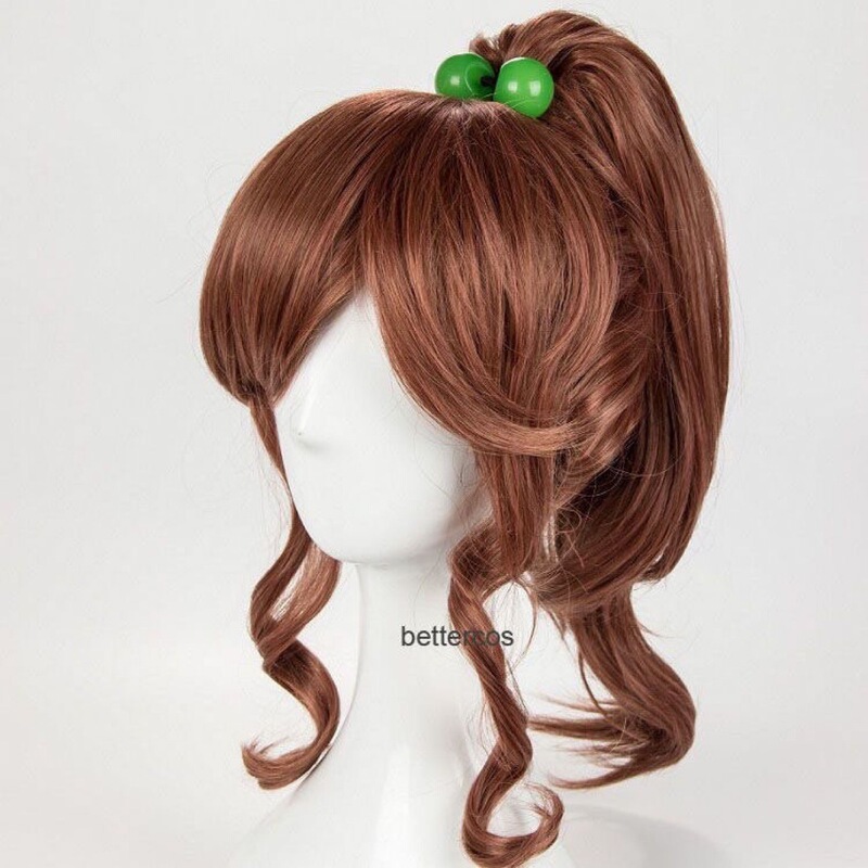 Animated Sailor Moon Mino Makoto Wig Special Color Matching Red Brown Style Cosplay Wig