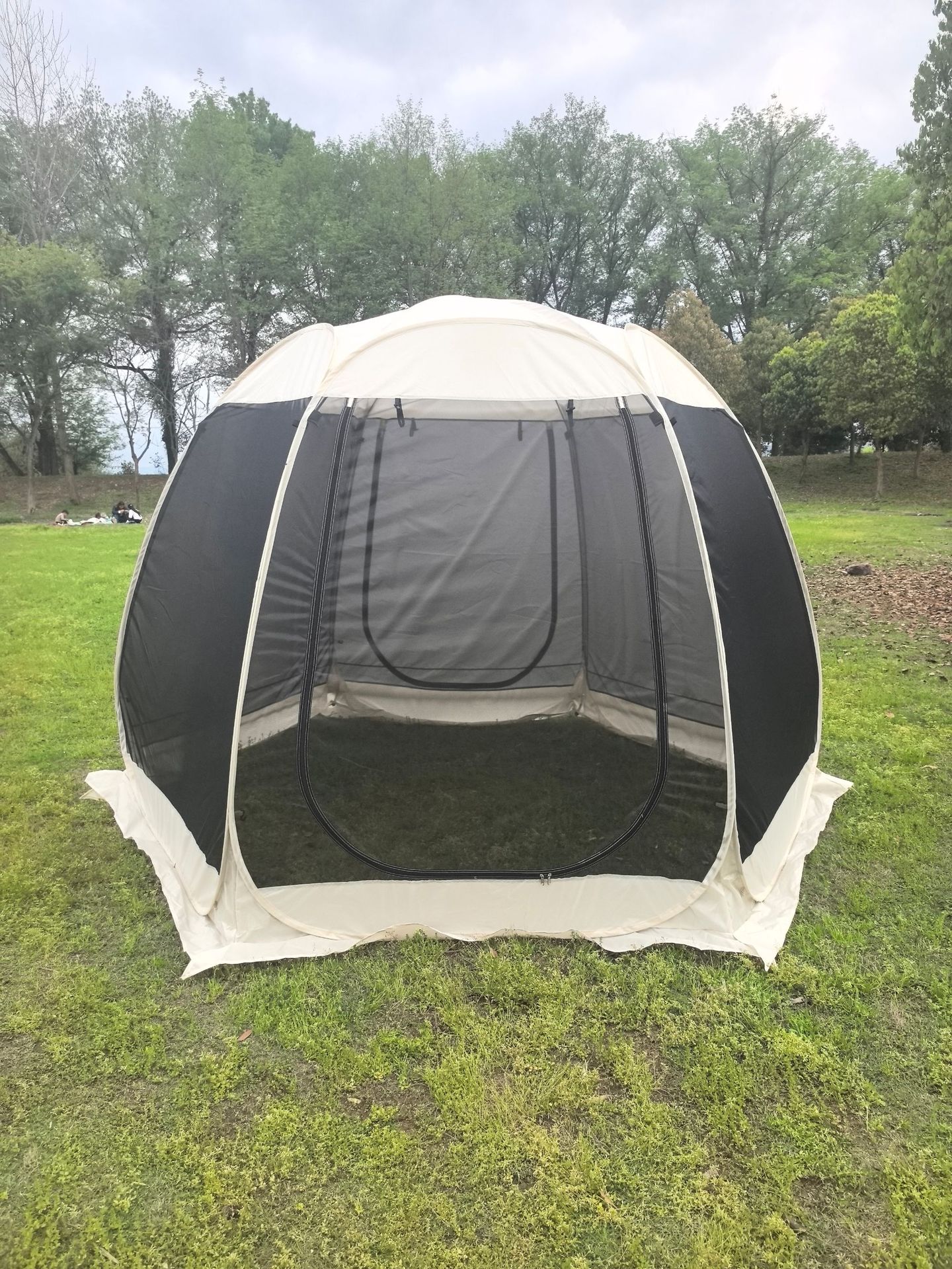 Camping Mosquito-Proof Tent, Outdoor Sunshade, Panoramic Mesh Mosquito-Proof Tent, Camping Barbecue Portable Canopy