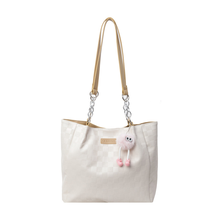 Bolsa de hombro a cuadrillas de alto nivel 2024, nueva bolsa de viaje simple de gran capacidad para estudiantes universitarios.