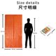 PE First Aid Blanket Marathon Cold-proof Sleeping Bag Thick Emergency Disposable Thermal Insulation Raincoat First Aid Tent