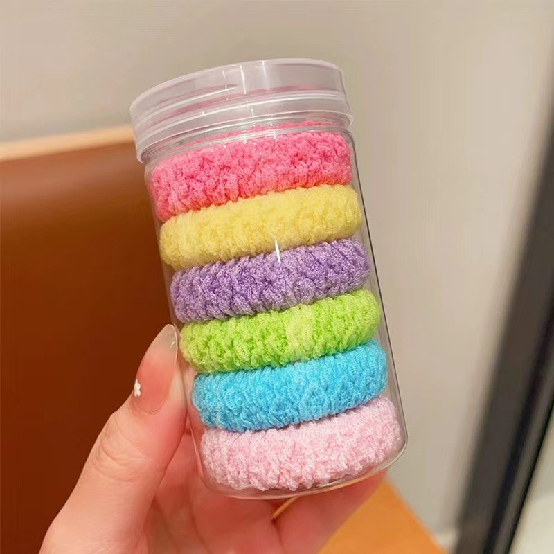 Mascarilla facial de alta elasticidad, lazo para el cabello, cola de caballo alta, cuerda para el cabello sin costuras para niños, no daña el cabello, banda de goma de cuerda para la cabeza para niñas