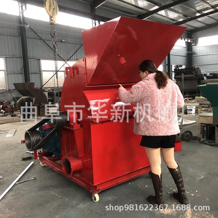 现货供应大型木材粉碎机 强制喂料锯末粉碎机 杂木秸秆粉碎机