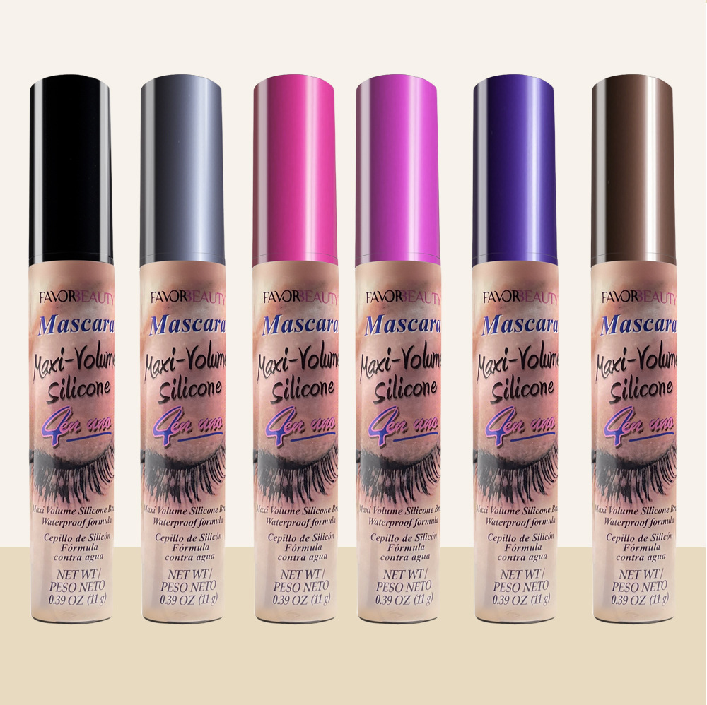 Mascara impermeable ligera rizada estereoscópica base no aglomerada transfronteriza Amazon maquillaje venta caliente