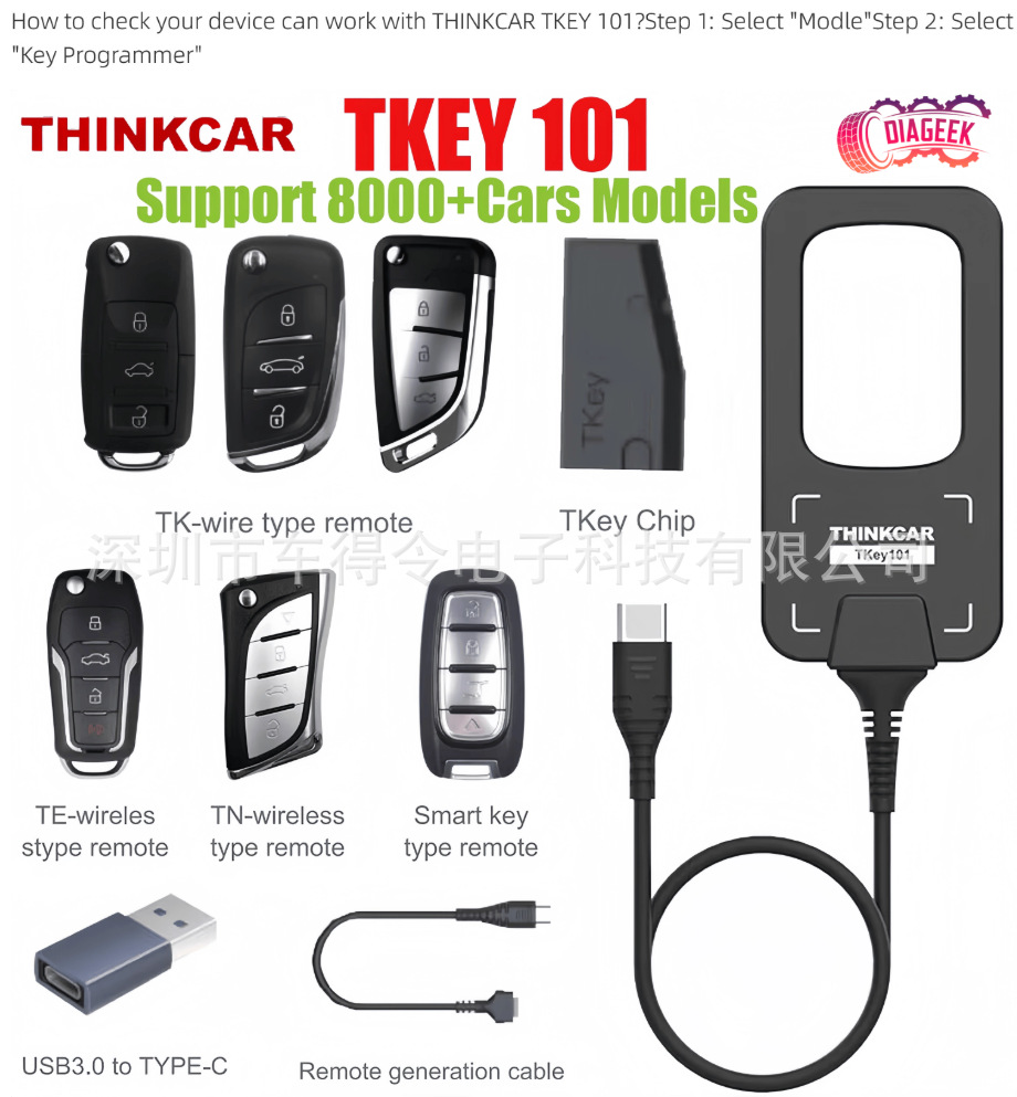 THINKCAR 689BT PRO AI All System Diagnostic Tool Scanner