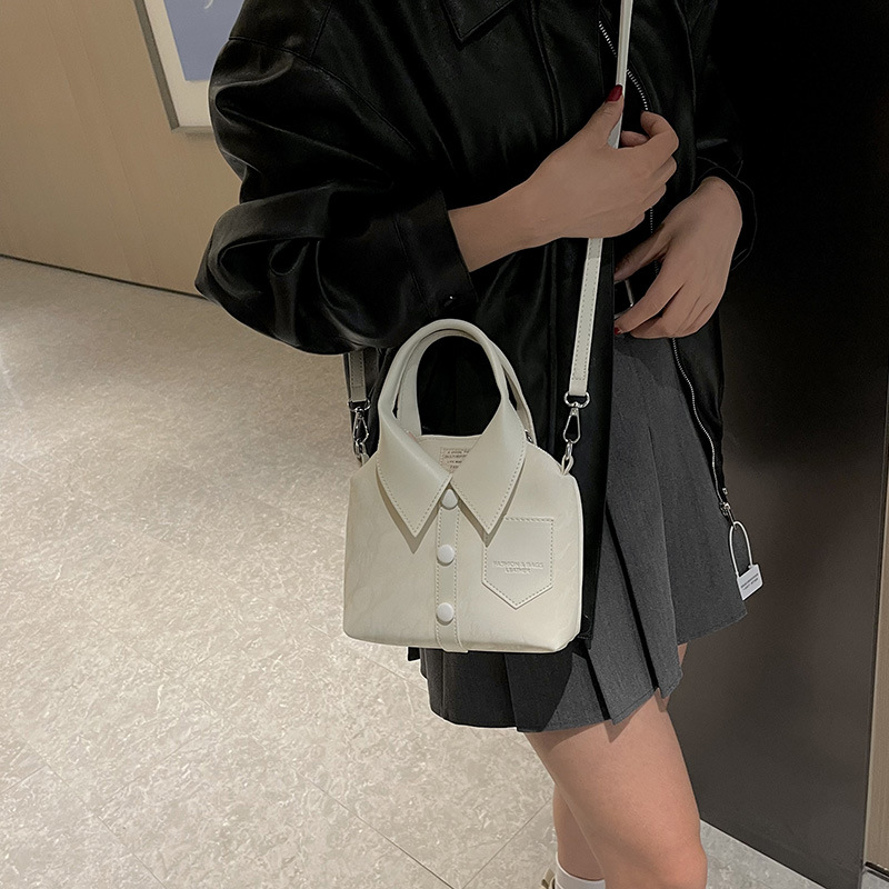 Borsa a secchiello nuova tendenza Borsa da donna 2024 Borsa a tracolla semplice in stile coreano estivo Borsa da pendolarismo a catena da donna_voghion.com