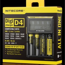 NITECORE奈特科尔D4 18650 4槽智能充电器 镍氢/锂离子电池充电器