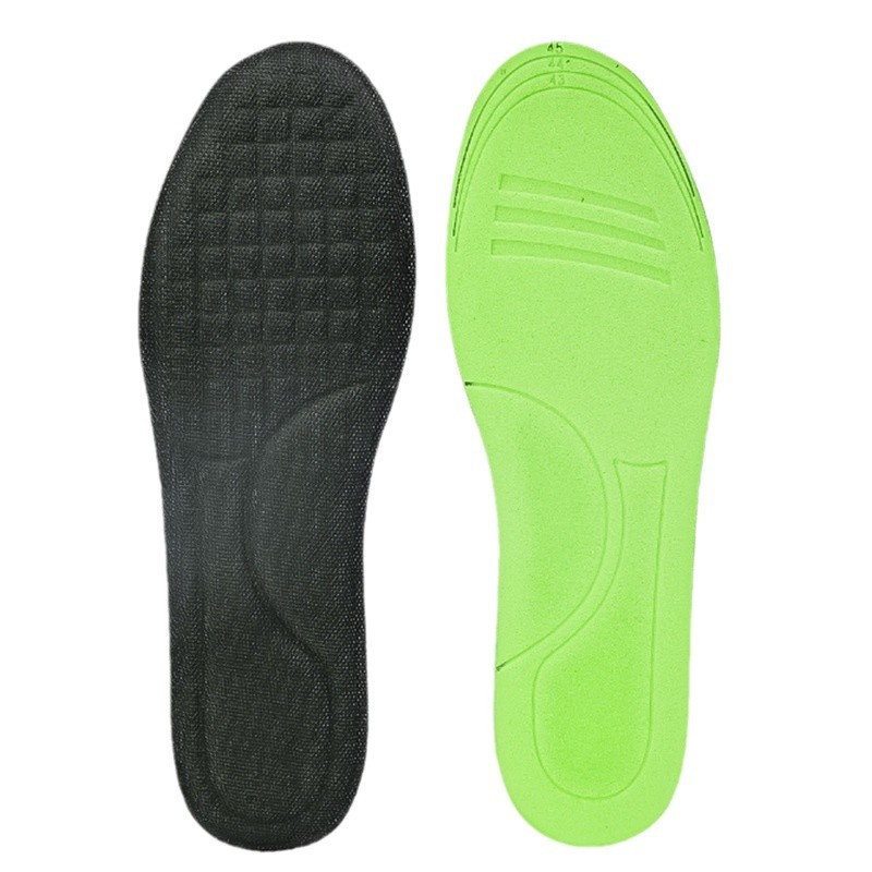 Plantillas de zapatos, suelas suaves no cansadas, plantillas de zapatos deportivos delgadas, unisex, sensación de pisar confortable, transpiración, absorción de sudor, antiolor.