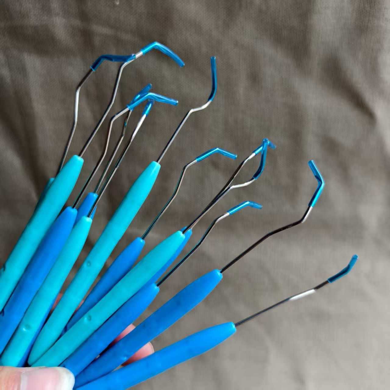 ◇处理批发文玩抠缝清理双头钩针橄榄挑针核桃金刚不锈钢剔针