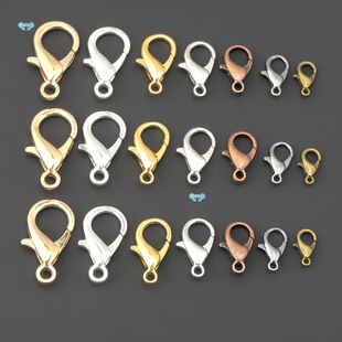 120 Pieces/80 Pieces Of Golden Lobster Clasps In SIZEs