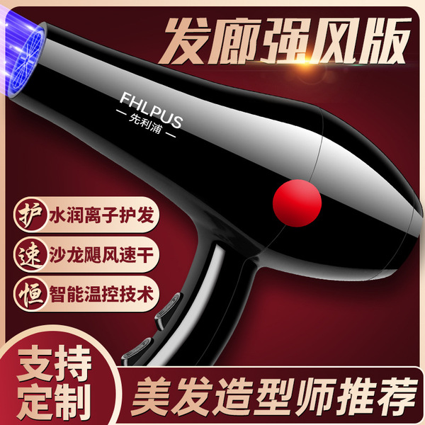 Hair Dryer Household Appliances Negative Ion Hair Care Hair Salon High-Power Hair Dryer Hot and Cold Air High-Speed Drying 2800