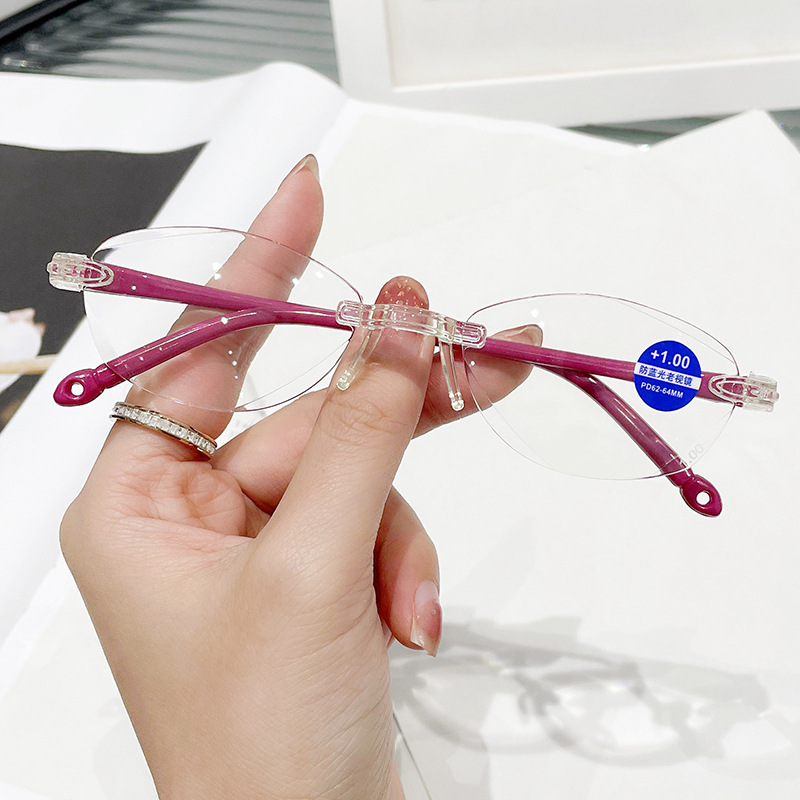 2023新型知能ズーム枠なしで辺を切った老眼鏡が江湖を走って露店してブルーレイ老眼鏡卸売りを防止する