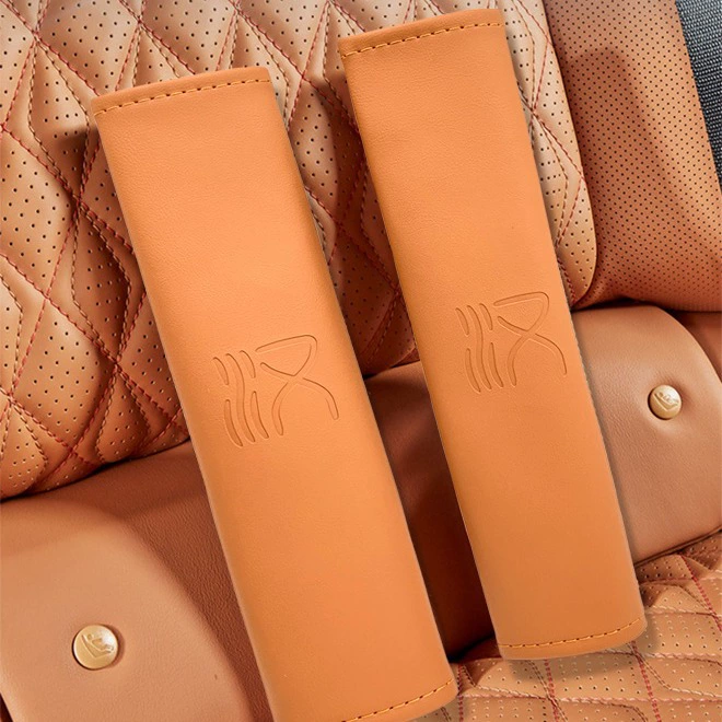 Suitable for BYD Han EV modified seat belt guard leather insurance ribbon EV Han special modified shoulder cover