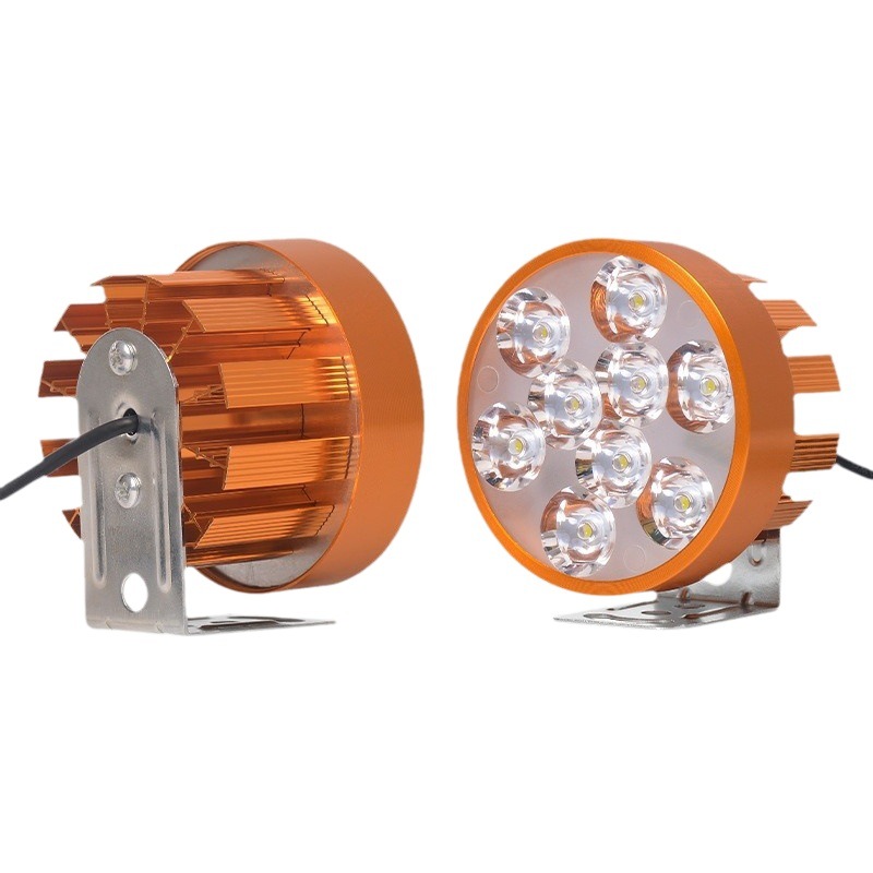 Faros de motocicleta, luces externas súper brillantes, luces eléctricas, focos led, luz fuerte, batería modificada 12v80v, impermeable universal