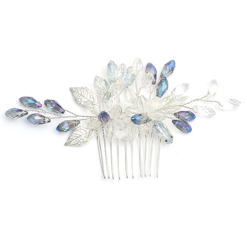 Carlo L3085 comb European and American cross-border bridal jewelry simple retro crystal insert comb banquet wedding dress accessories