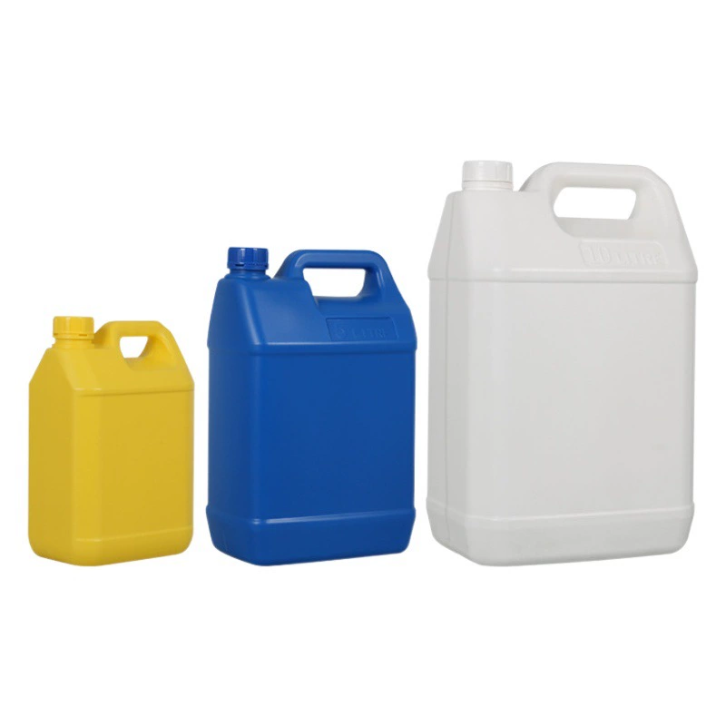 Оптовая 1L ~ 20L масляный барабан 5 литров химический плоский резервуар 6L квадратная бочка 10L очищающая бутылка 3L плоский резервуар химический пластиковый барабан