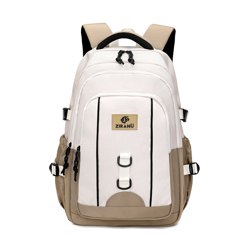 Pescado natural nuevo tipo de mochila de estudiantes de secundaria alta calidad de la universidad simple mochila de gran capacidad resistente a la suciedad