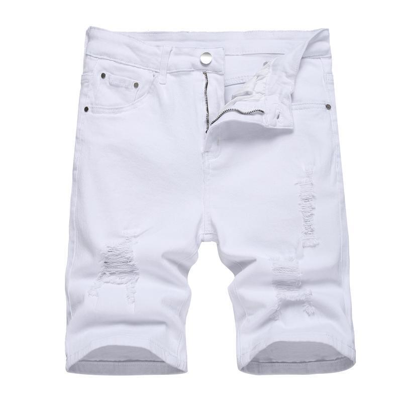 D 55953 Ripped Stretch Slim Denim Capris Ripped Stretch Slim Denim Capris