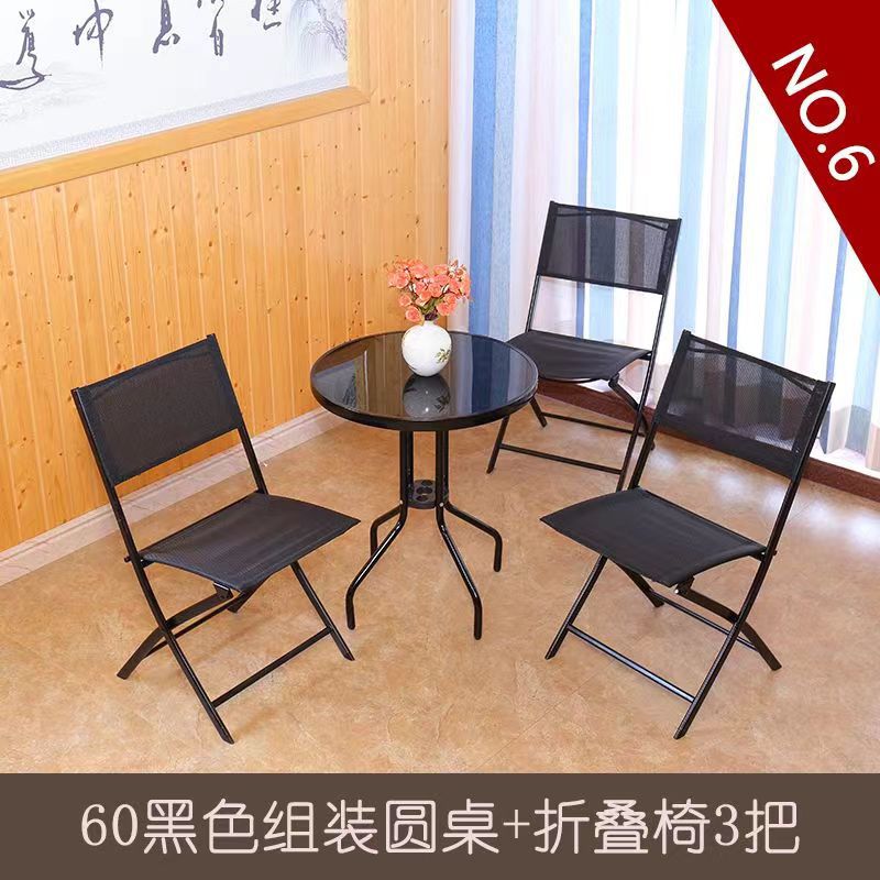 [Silla de tijera] Mesas y sillas plegables para exteriores, puestos portátiles al aire libre, mesas y sillas para el patio del hogar simples de ocio