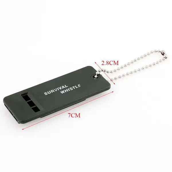 Ghost Whistle Three-Frequency Outdoor Hiking Camping Mountaineering Emergency Whistle High-Frequency Survival Portable Whistle