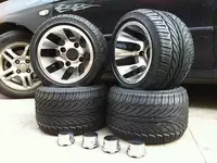 Маленькая шина ATV F1 235X30-10, бескамерная шина плюс 10inch колеса из алюминиевого сплава, набор из 4 шт.